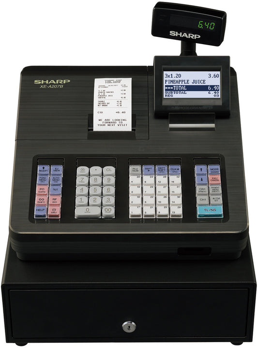 Sharp XE-A207B Registrierkasse – Ansicht 2