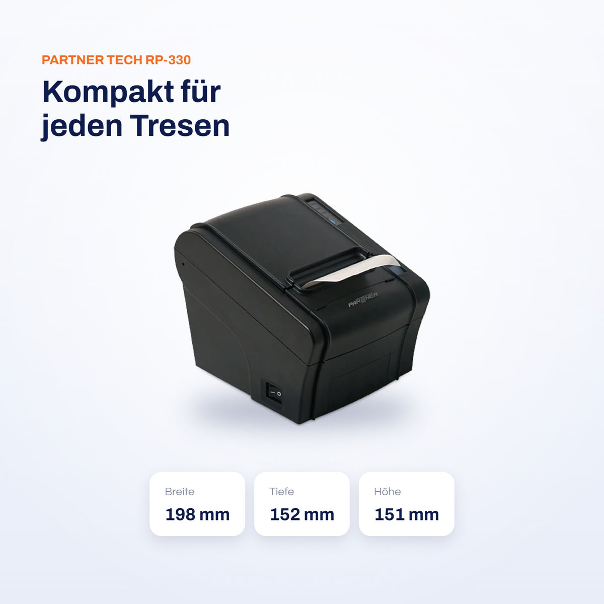 Partner Tech RP-330 – Maße