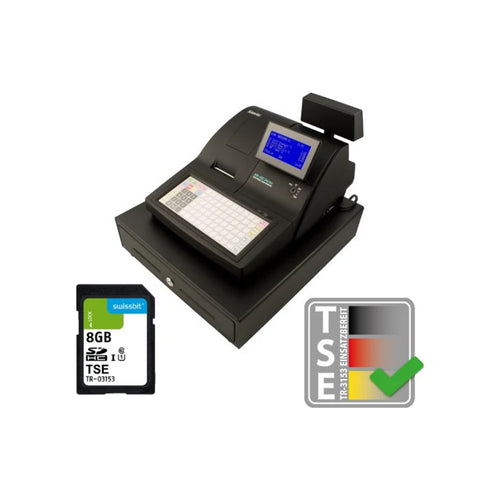 SAM4S NR-500 Registrierkasse mit Flachtastatur inkl. TSE (5 Jahre)