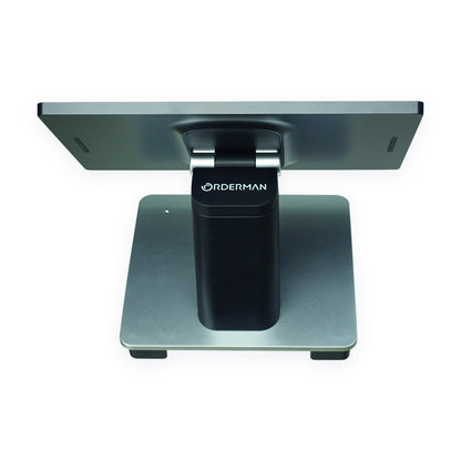 Orderman Magellan Easy Rückansicht mit Standfuß aus Aluminium