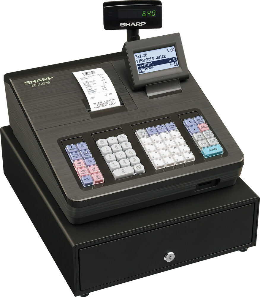 Sharp XE-A207B Registrierkasse – Ansicht 3