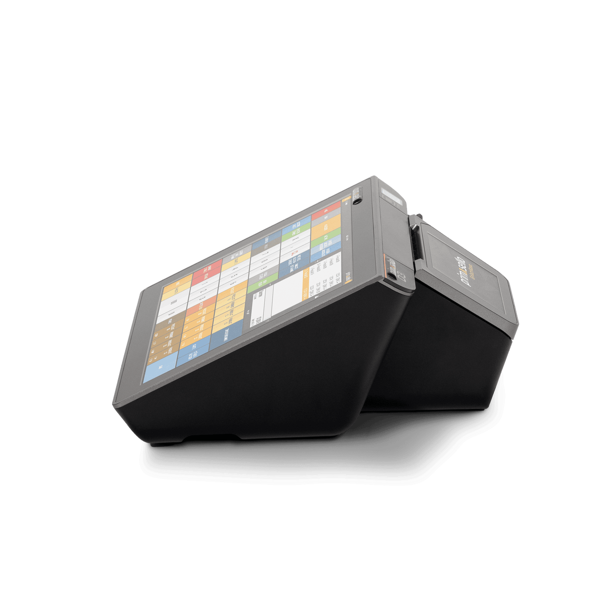 Primasello X340 – Seitenansicht mit 80-mm-Drucker