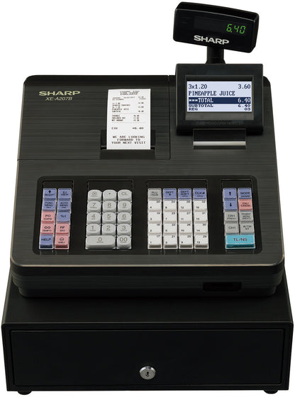 Sharp XE-A207B Registrierkasse – Ansicht 2