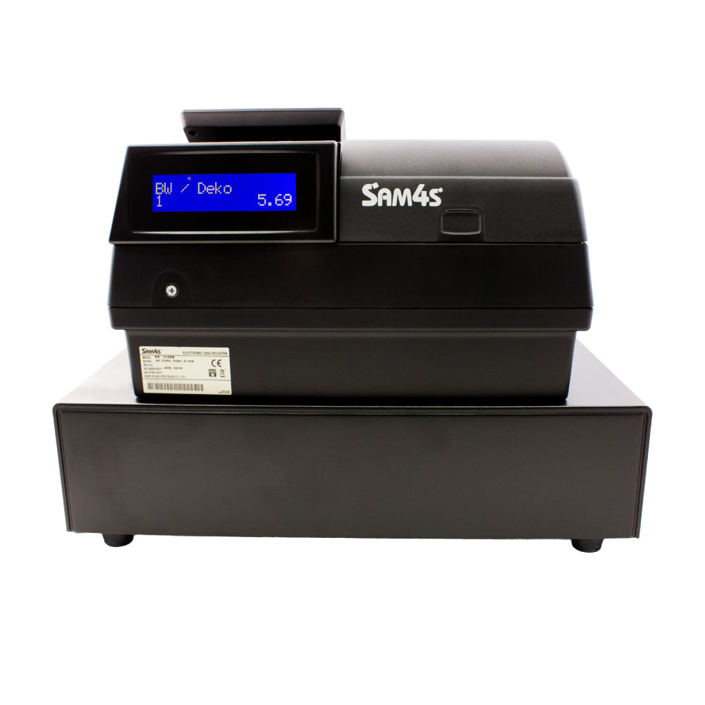SAM4S NR-500 Registrierkasse mit Hubtastatur – Ansicht 2