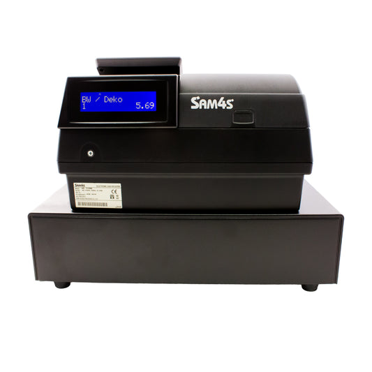 SAM4S NR-500 Registrierkasse mit Flachtastatur – Ansicht 2