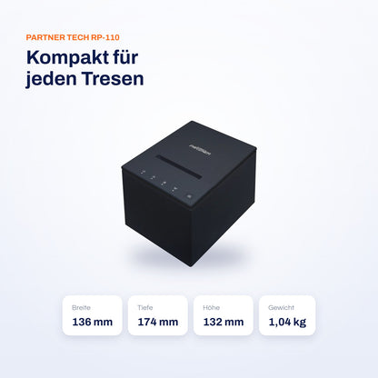 Partner Tech RP-110 – Maße und Gewicht