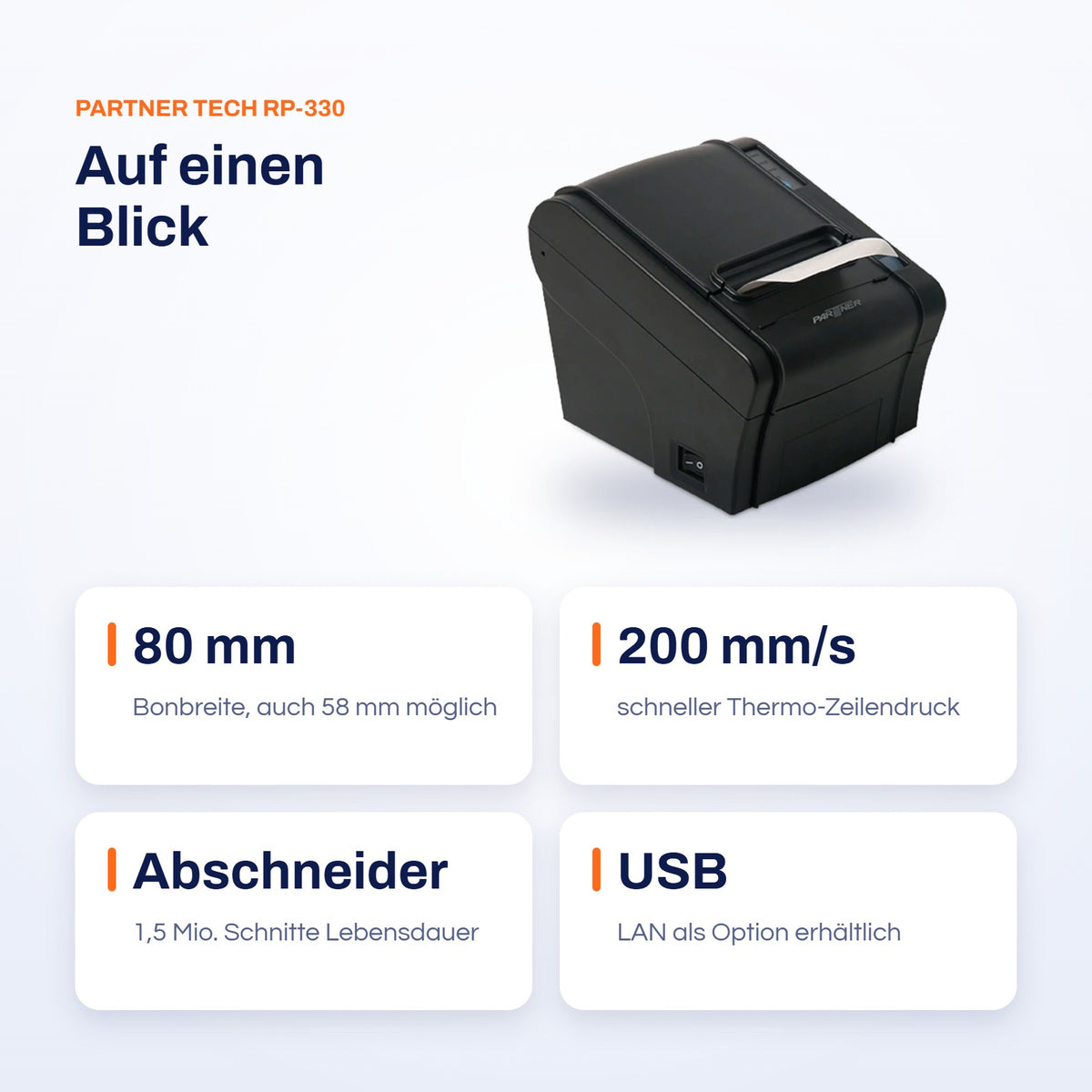 Partner Tech RP-330 – technische Daten auf einen Blick