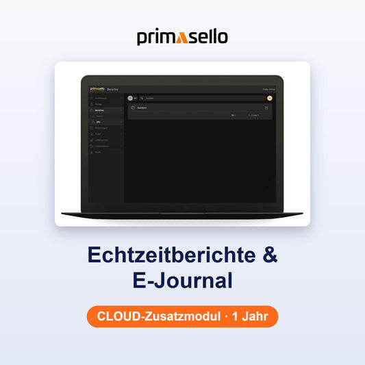 Primasello CLOUD Echtzeitberichte & E-Journal