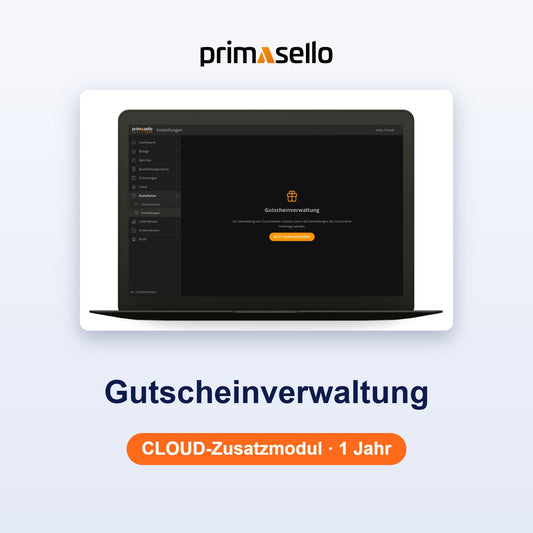 Primasello CLOUD Gutscheinverwaltung
