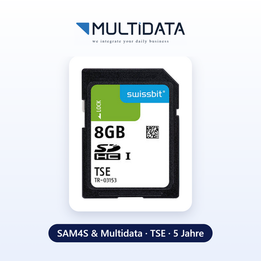 TSE für SAM4S und Multidata – Swissbit SD-Karte